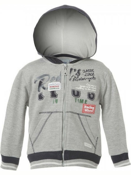 Energiers Kids Sweatshirt Cardigan with Hood Gray