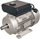 Plus Μονοφασικός Ηλεκτροκινητήρας 5.5hp Μέγιστων Στροφών 1400rpm με Σφήνα 220V