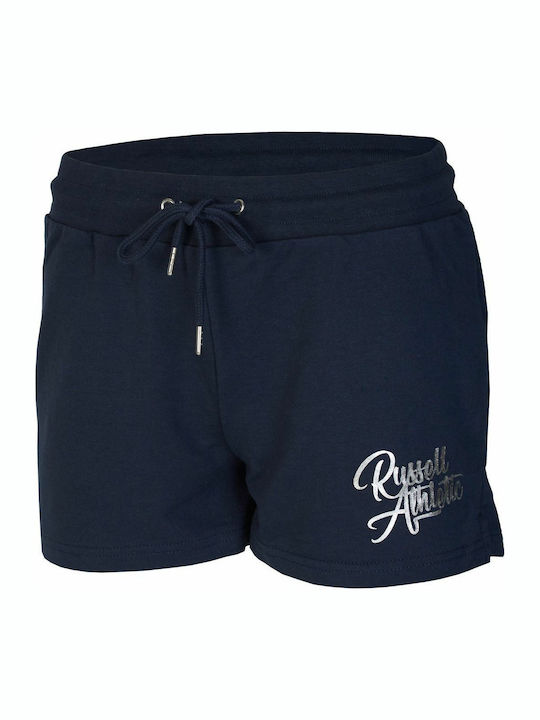 Russell Athletic Script Women's Sporty Shorts Blue