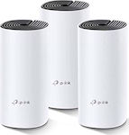 TP-LINK Deco M4 v1 WiFi-Mesh-Netzwerk Zugriffspunkt Wi‑Fi 5 Dualband (2,4 & 5 GHz) in Dreifach-KIt