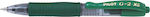 Pilot Στυλό Gel 0.7mm με Πράσινο Mελάνι G-2 Pixie