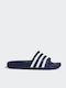 Adidas Adilette Aqua Slides Dark Blue / Cloud White