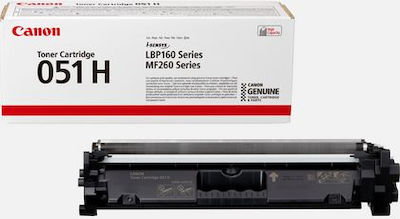 Canon 051H Toner Laser Εκτυπωτή Μαύρο High Capacity 4100 Σελίδων (2169C002)