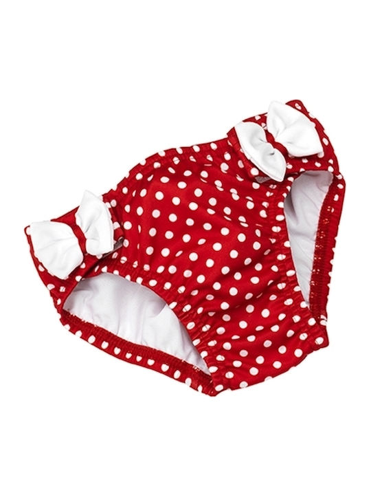 Fashy Little Stars Kinder Badeanzug Schwimmwindel Rot