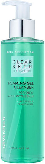Seventeen Clear Skin Αφρός Καθαρισμού Προσώπου για Ακνεϊκές Επιδερμίδες 100ml
