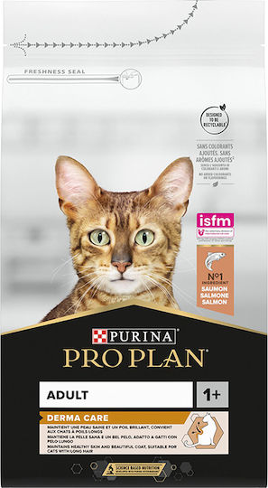 Pro Plan Derma Care Ξηρά Τροφή χωρίς Γλουτένη για Ενήλικες Γάτες με Σολομό 1.5kg