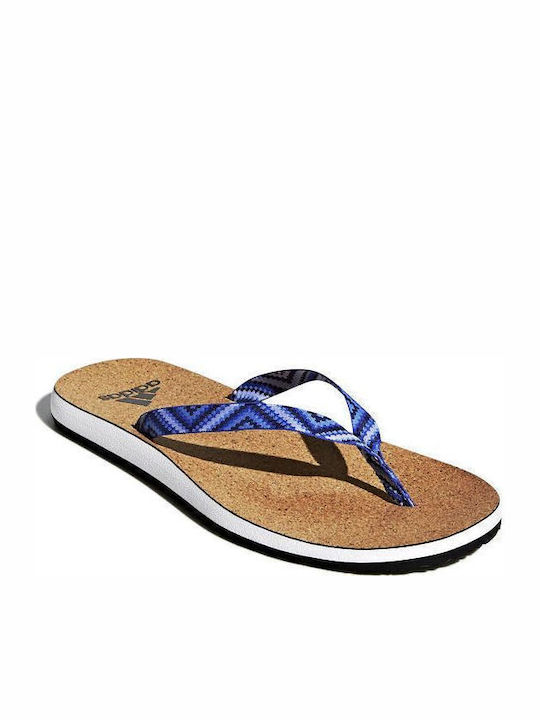 adidas Eezay Cork Flip Flops Μπλε