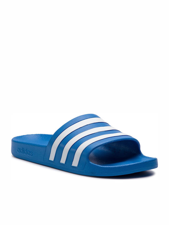 Adidas Adilette Aqua Slides True Blue / Cloud White