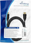 MediaRange HDMI 2.0 Cable HDMI male - HDMI male 3m Μαύρο