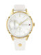 Tommy Hilfiger Brooke Γυναικείο Ρολόι 38mm Χρονογράφος Μπαταρίας με Λευκό Δερμάτινο Λουράκι