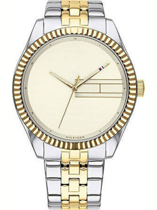 Tommy Hilfiger Lee Women's Watch with Gold Meta...