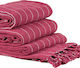 Silk Fashion Throws Set 3 pcs 1422 Pink