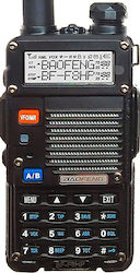 Baofeng BF-F8HP UHF/VHF Wireless Transceiver 8W with Monochrome Display Black