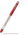 Uni-Ball Στυλό Ballpoint 0.5mm με Κόκκινο Mελάνι Lakubo SG-100