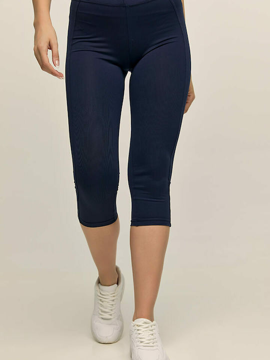 Bodymove Training Γυναικείο Cropped Κολάν Navy ...