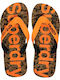 Superdry Cork Herren-Flip-Flops Black Fleck/Fluro Orange