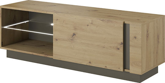 TV Stand Wooden Artisan / Graphite L138.1xW40xH45.5cm