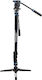 Benro MCT28AFS2 Aluminium Monopod & S2 Videokopf aus Aluminium mit Dreibeinbasis mit Hydraulischer Kopf und Belastbarkeit 2,5kg