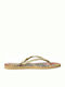 Havaianas Slim Tropical Women's Flip Flops Gold