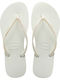Slim Women's Flip Flops White