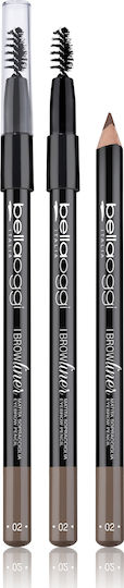 I Brow Liner Bleistift Wasserdicht Für Augenbrauen 02 Braune Kastanie 1.1gr