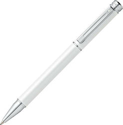 Sheaffer Intensity Kugelschreiber – Weiß Mit Chromspiralförmiger Kappe, Drehbar, In Geschenkbox