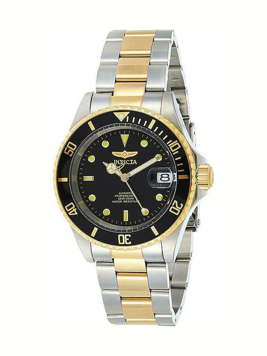 Invicta Pro Diver Ρολόι Αυτόματο με Μεταλλικό Μπρασελέ Invicta Pro Diver Ρολόι Αυτόματο με Μεταλλικό Μπρασελέ