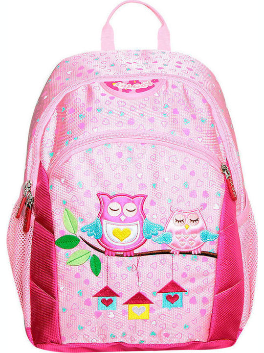 KalGav X-Bag School Bag Backpack Kindergarten in Pink color 13lt