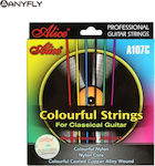 ALICE A107C COLORED CLASSICAL GUITAR STRINGS