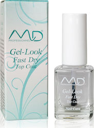 MD Professionnel Gel Look Top Mäntel Schnelltrocknend 12ml MD Professionnel Gel Look Top Mäntel Schnelltrocknend 12ml
