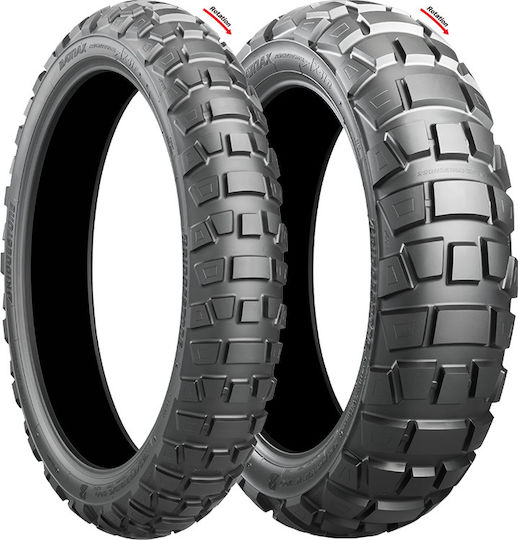 Bridgestone Battlax AdventureCross AX41 100/90-19 57Q Tubeless Off-Road Motorradreifen Vorderreifen