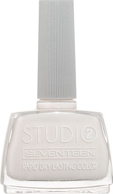 Seventeen Studio Rapid Dry Lasting Color Gloss Βερνίκι Νυχιών Quick Dry Λευκό 96 12ml