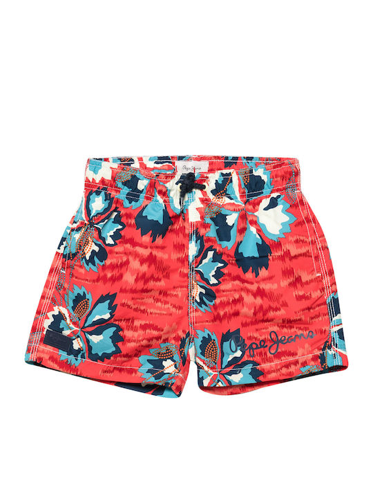 Pepe Jeans Edward Kids Swimwear Swim Shorts Red