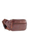 RCM H30 Men's Leather Waist Bag Tabac Brown