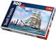 Sailing Ship on the Background of Chicago Puzzle 2D 500 Bucăți