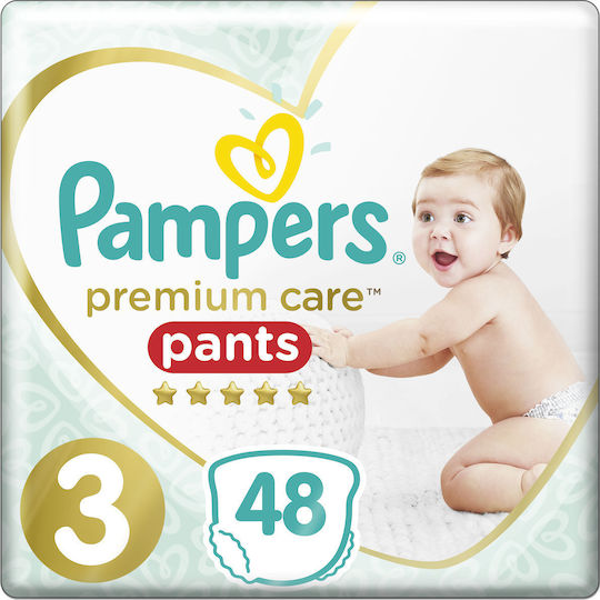 Pampers Scutece chiloțel Premium Care Nr. 3 pentru 6-11kg 48buc