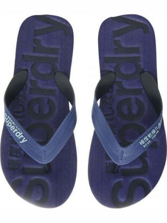 Superdry Flip Flops bărbați Albastru