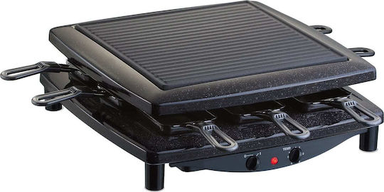 Steba RC 2.1 Tabletop Grătar Electric Raclette Placă Striată 1450W cu Termostat Reglabil 26bucx26buccm