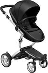 Mima Xari Verstellbar 2 in 1 Baby Kinderwagen Geeignet für Neugeborene Black / Aluminium 13.4kg