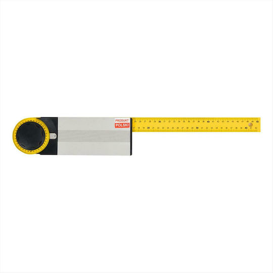 Vorel Winkelmesser Zimmerleute Aluminium Länge 35cm mit Winkelmesser