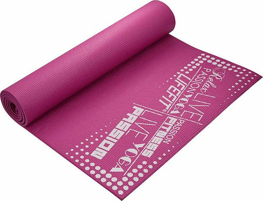 Lifefit Slimfit Упражнение Мат Йога Розов (173x61x0.6см)