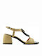 Vicenza Leder Damen Sandalen in Beige Farbe