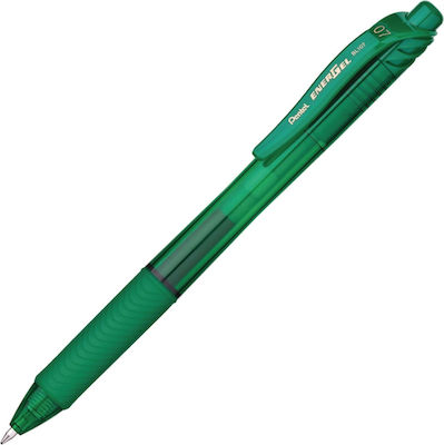 Pentel Στυλό 0.7mm με Πράσινο Mελάνι Energel