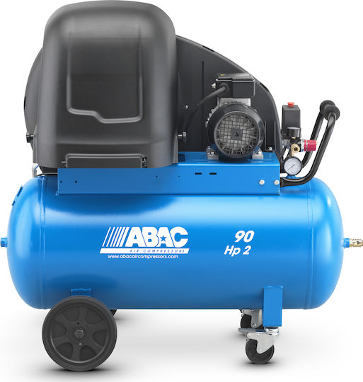 Abac S A29B 90 CM2 Въздушен компресор с Мощност 2к.с и Резервоар 90лт 4116007346