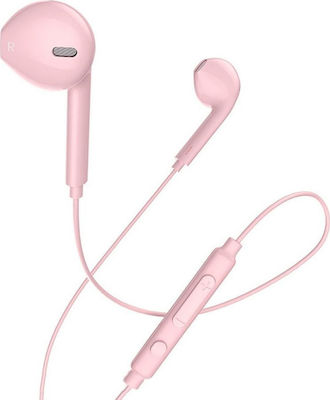 Hoco M55 Earbuds Handsfree with 3.5mm Connector Pink