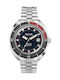 Bulova Devil Diver Special Edition Watch Automatic with Silver Metal Bracelet