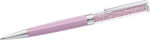 Swarovski Crystalline Pen Ballpoint with Blue Ink Light Lilac