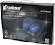 Vakoss Cooling Pad για Laptop έως 17" με 2 Ανεμιστήρες και Φωτισμό (LF-2463UK)