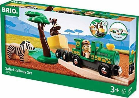 Brio Toys Safari Railway Set with Train for 3++ Years