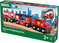 Brio Toys Rescue Firefighting Τρενάκι για 3+ Ετών